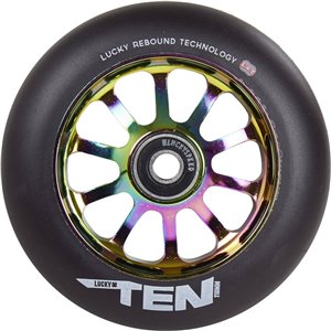 Lucky Ten 110mm Wheel Complete (110mm | Neochrome/Black)