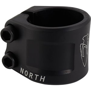 North Axe Double Clamp (Matte Black)