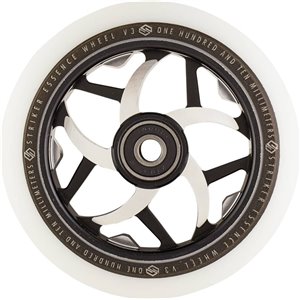 Striker Essence V3 White Pro Scooter Wheels (110mm | Black)